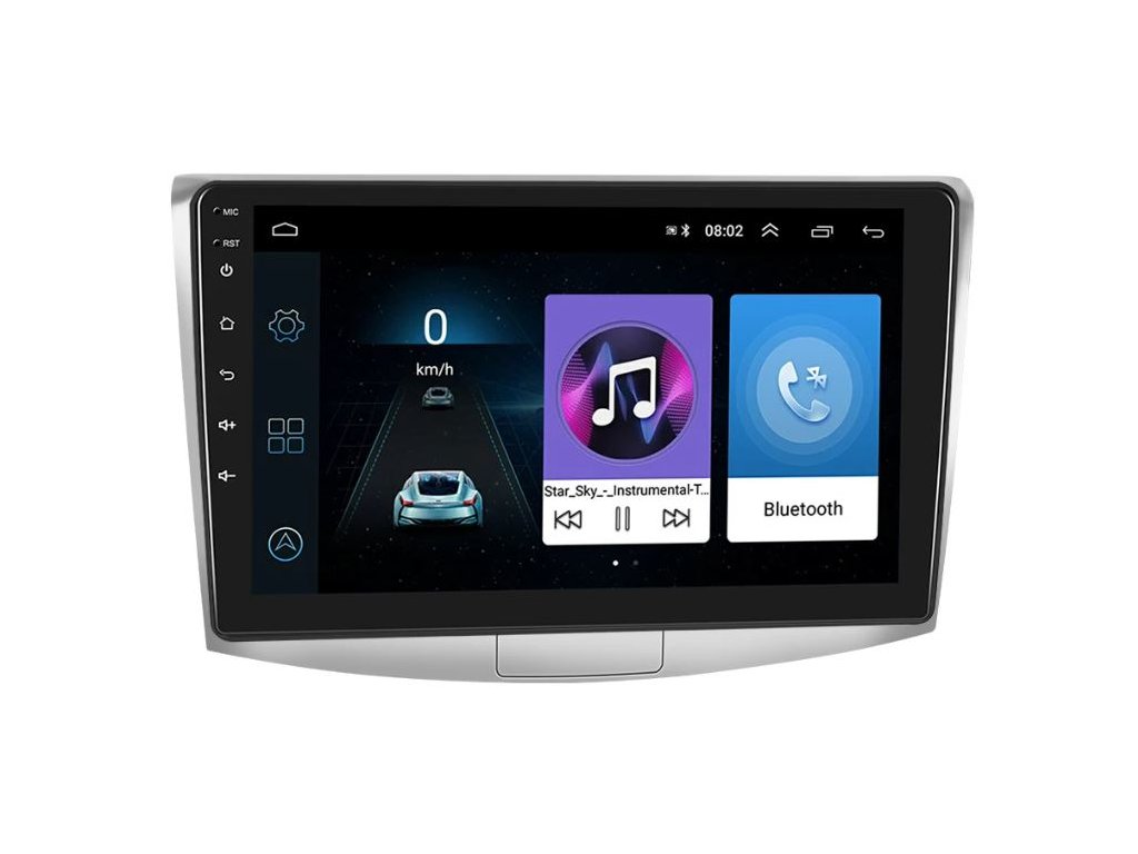 Passat B7 rádio Podofo A3908 Carplay